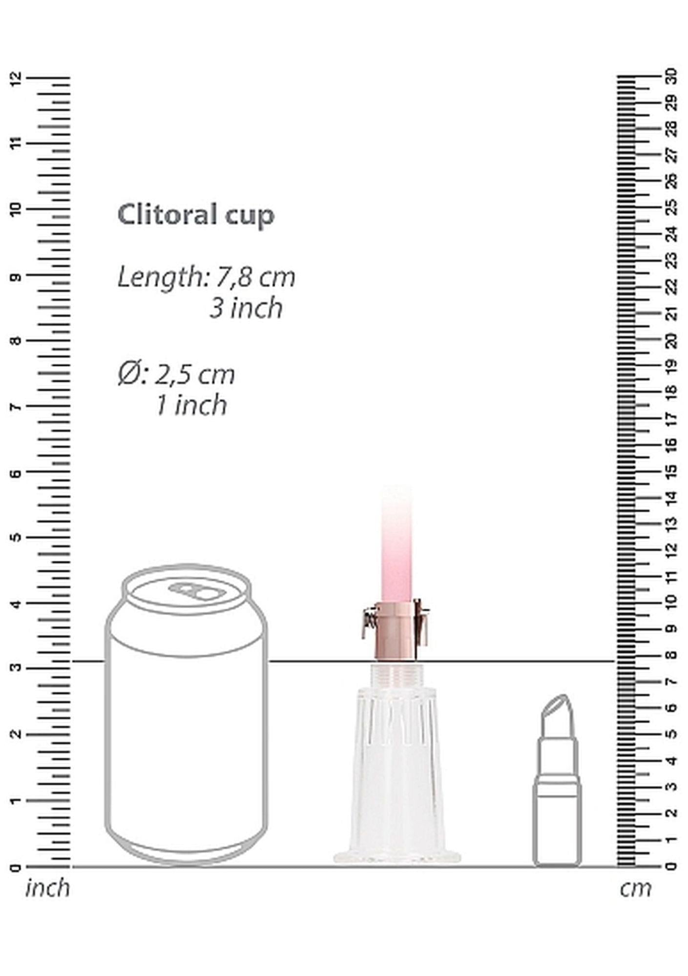 Clitoral  Nipple Pump Set Medium - Medium