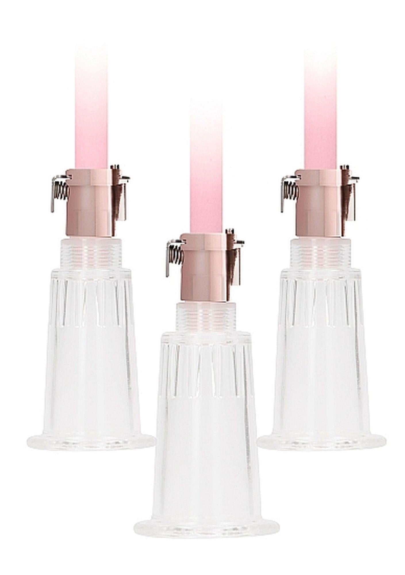 Clitoral  Nipple Pump Set Medium - Medium