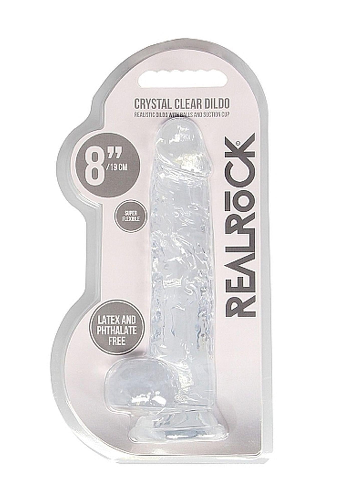 Realistic Dildo with Balls - 8 / 21 cm