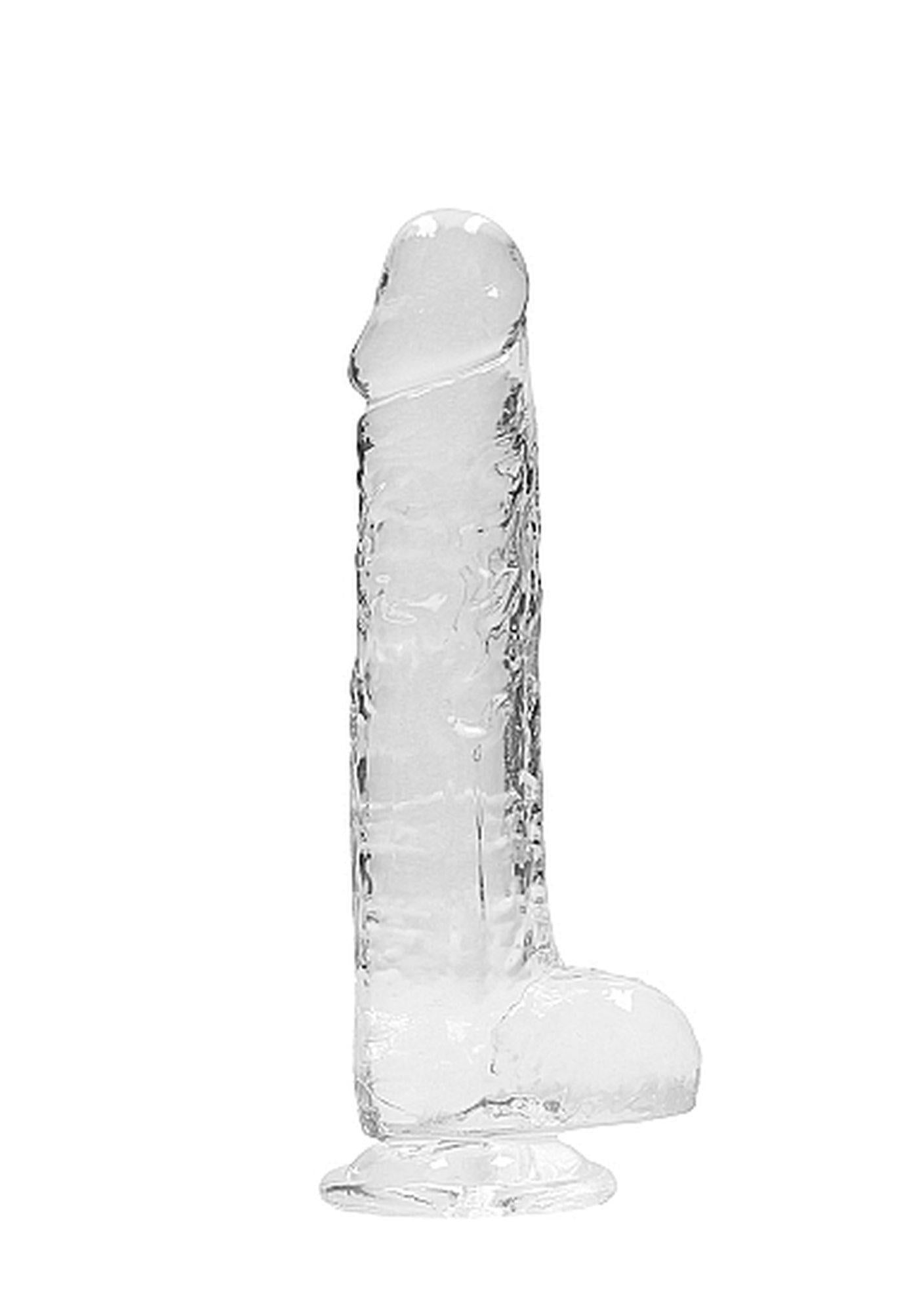 Realistic Dildo with Balls - 8 / 21 cm