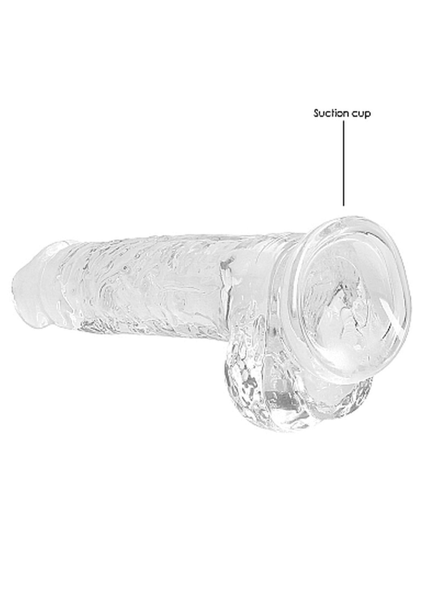 Realistic Dildo with Balls - 8 / 21 cm