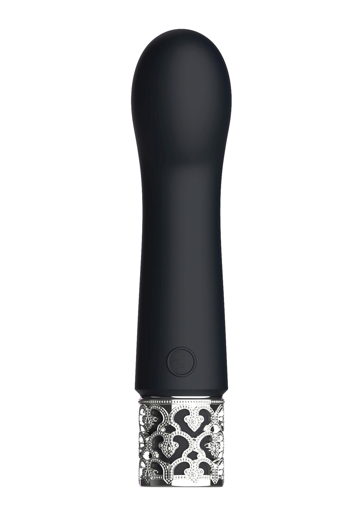 Bijou - Vibromasseur Rechargeable en Silicone - Noir