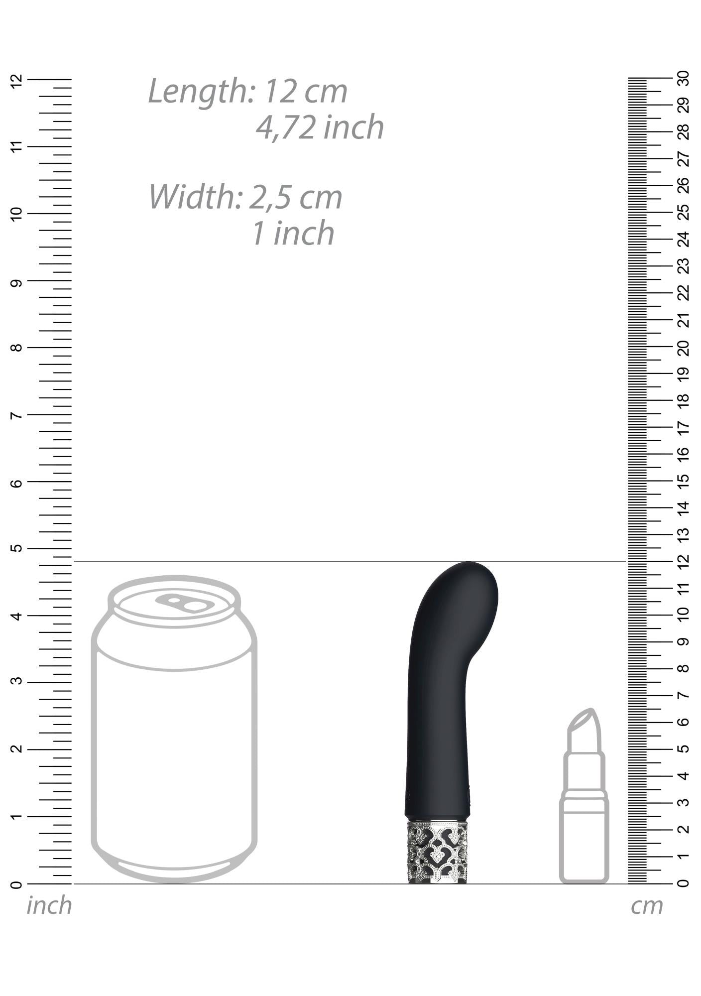 Bijou - Vibromasseur Rechargeable en Silicone - Noir