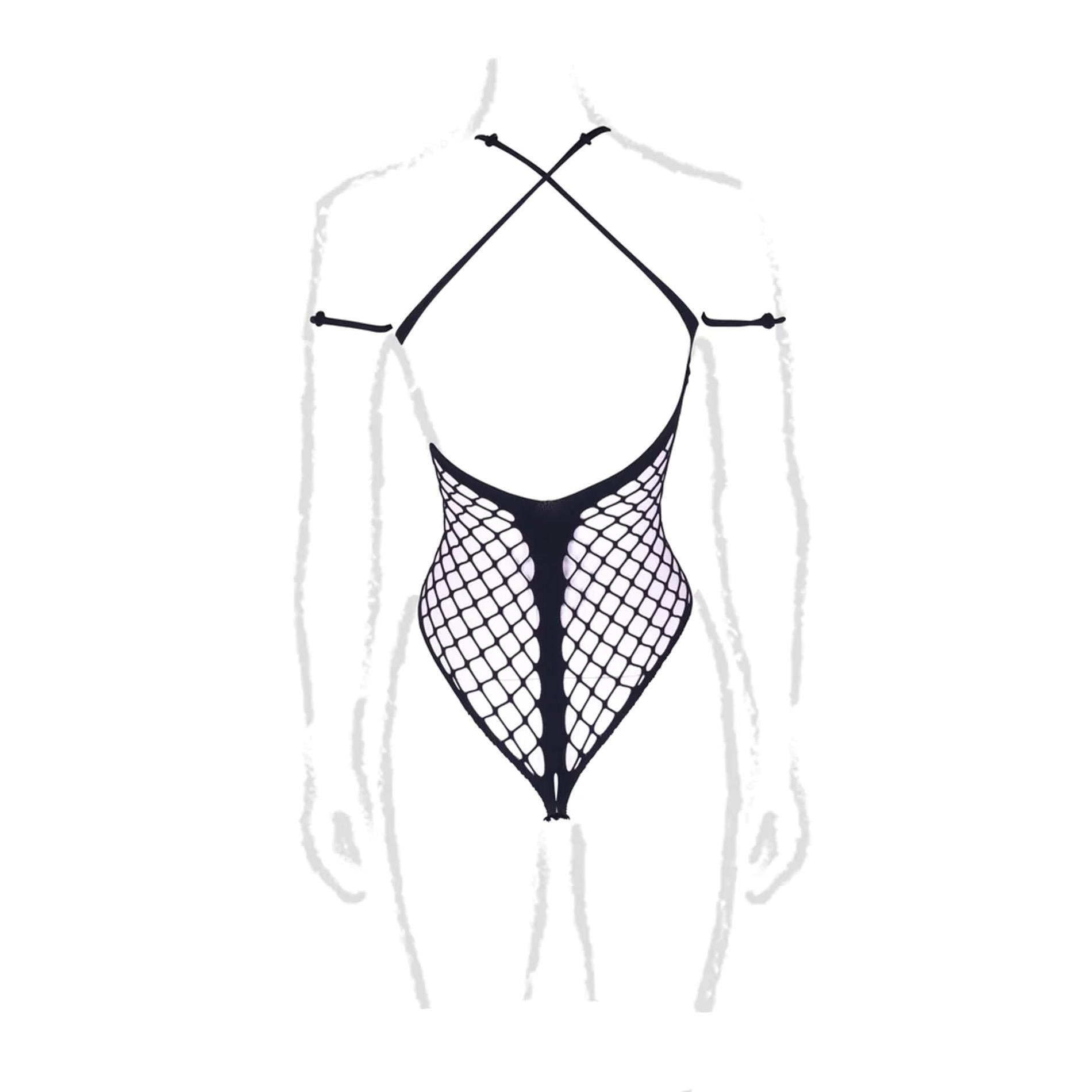 Leda XIII - Body with Crossed Neckline and Off-Shoulder Straps - Plus Size