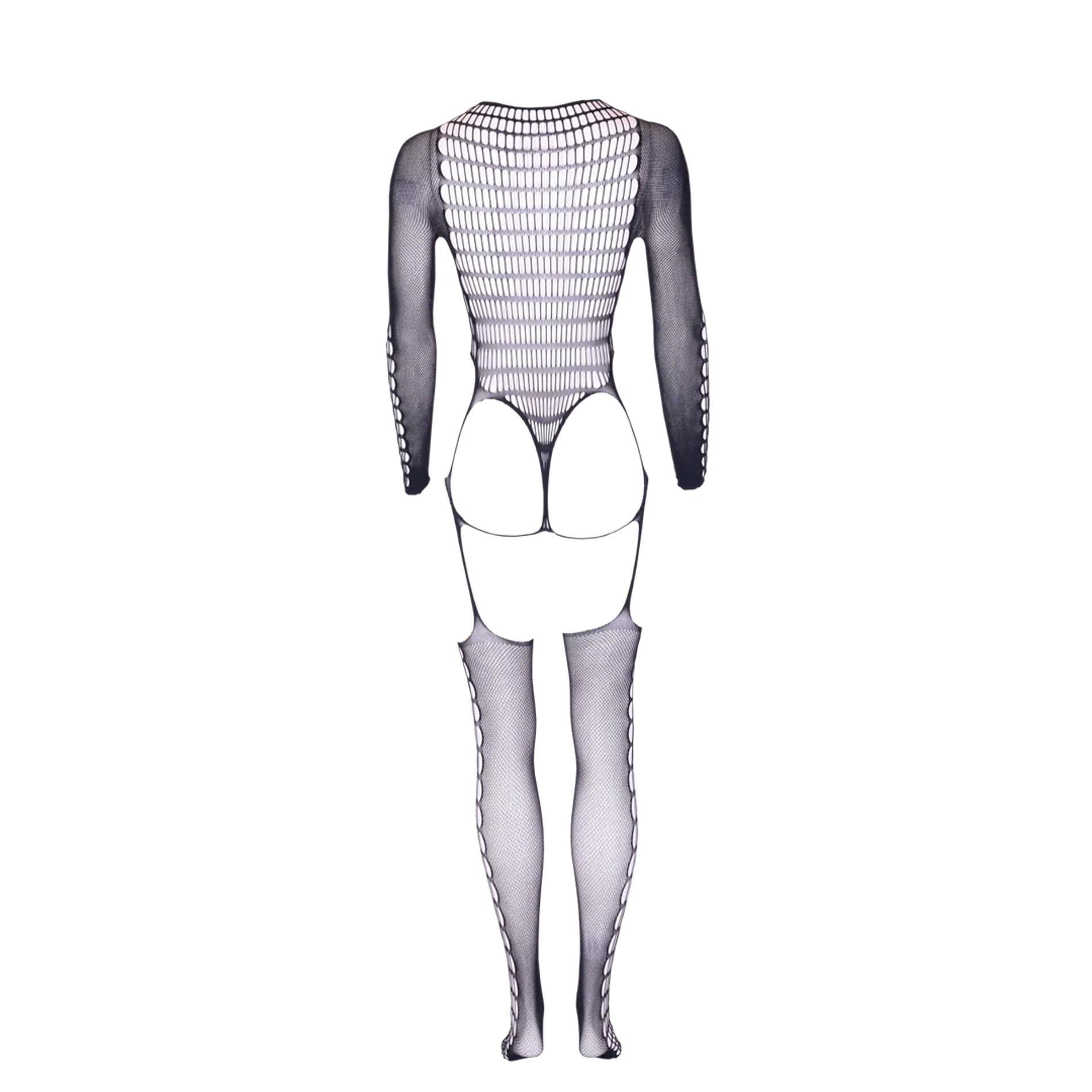 Kalyke XXIII - Bodystocking with Turtleneck - One Size - Black