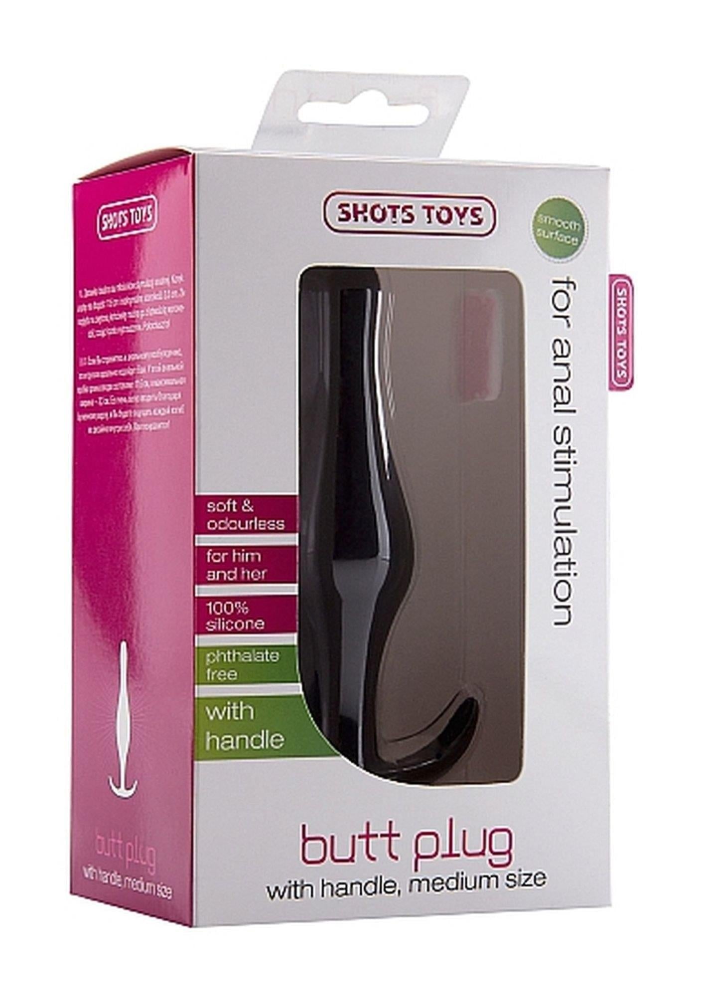 Butt Plug with Handle - Medium