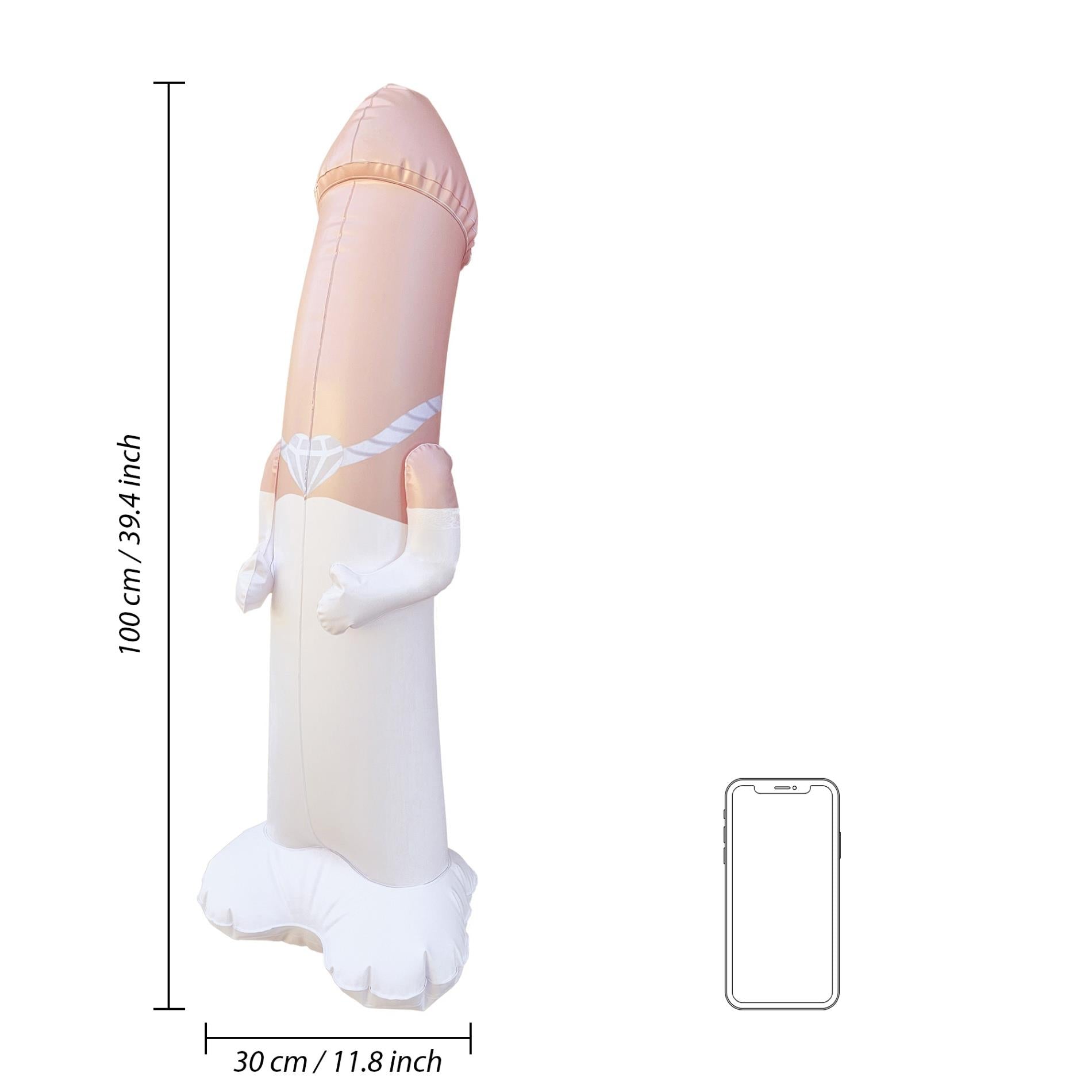 Inflatable Bride Bop Bag