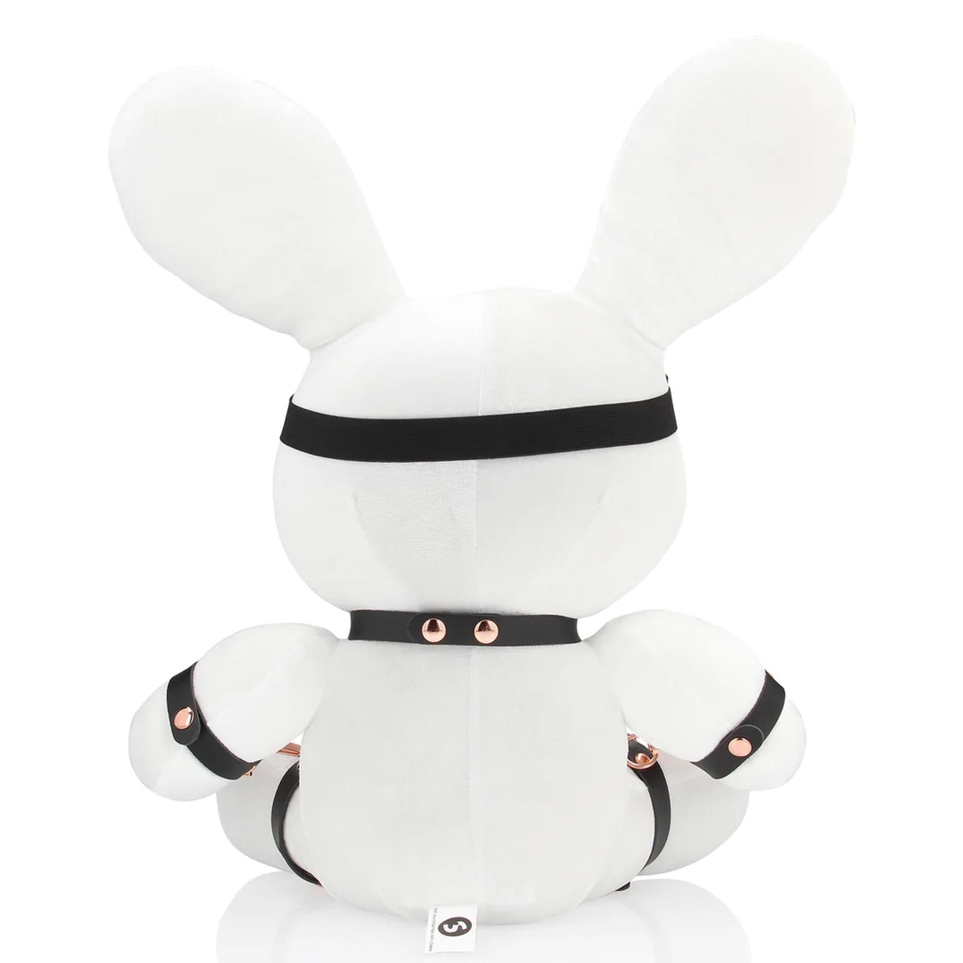 Lien lapin - Velours - Grande - Blanc