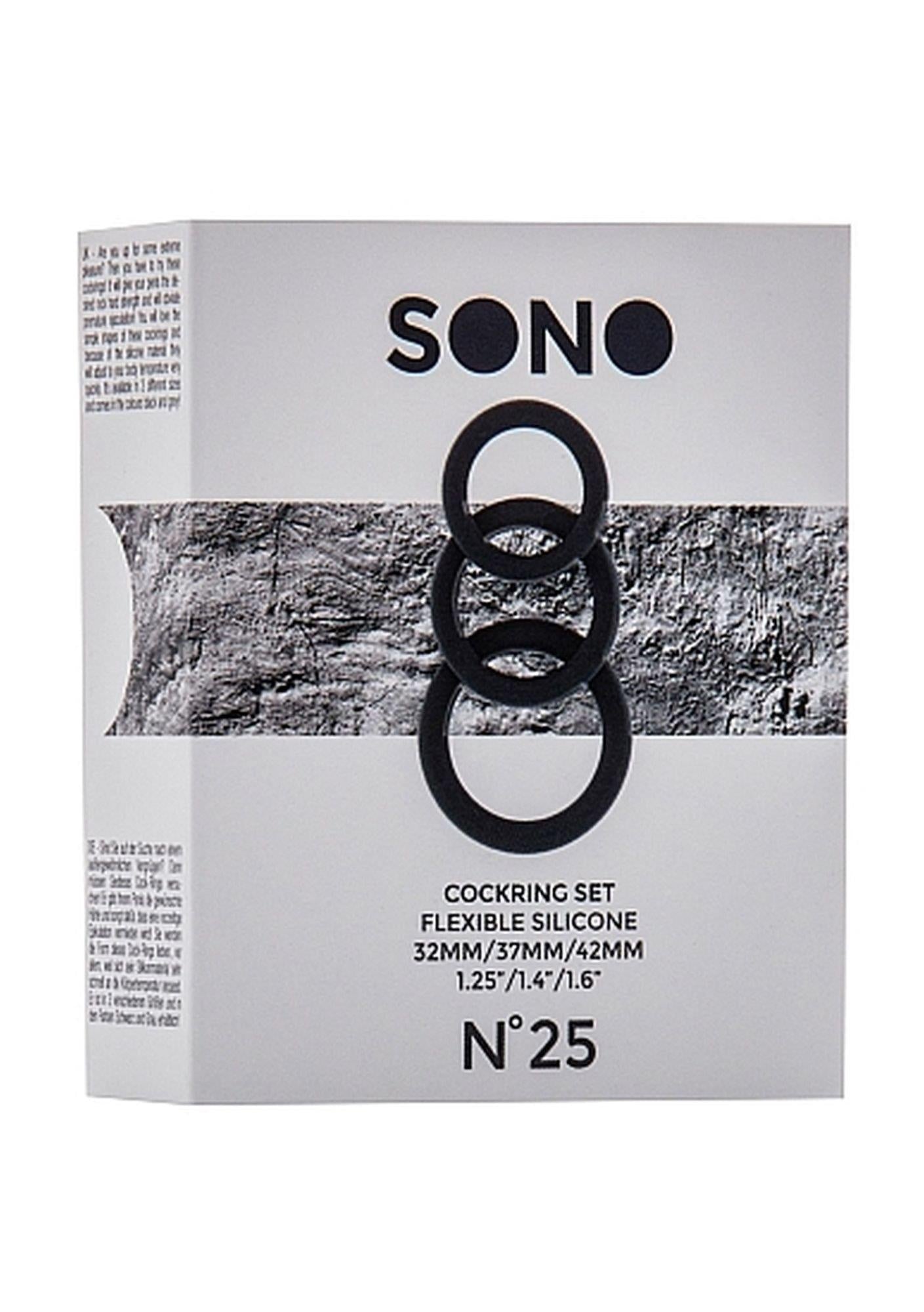 N°25 - Ensemble cockring - Noir