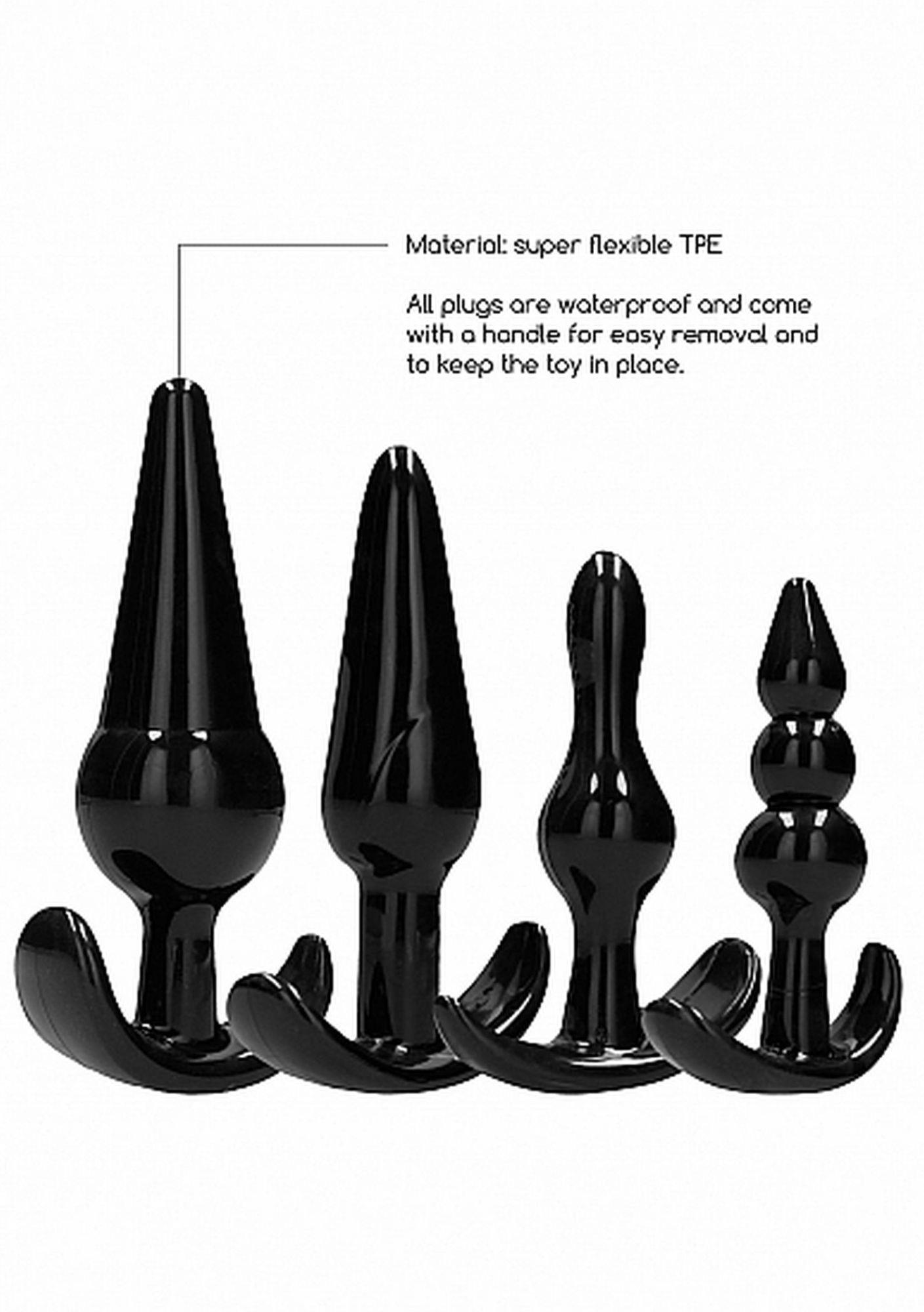N° 80 - Coffret de 4 plugs anaux - Noir