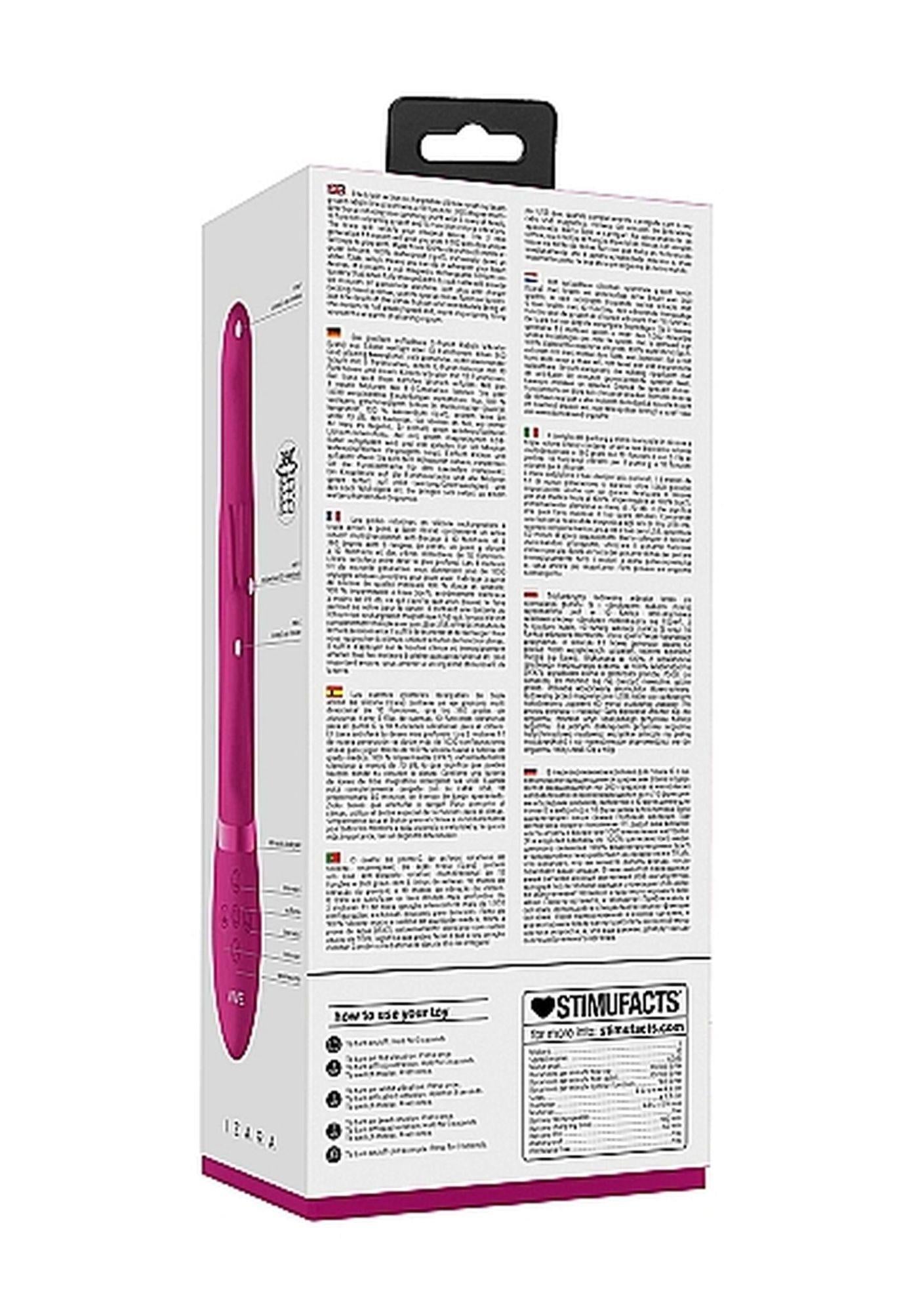 Izara - Rotating Beads Rabbit Vibrator - Pink