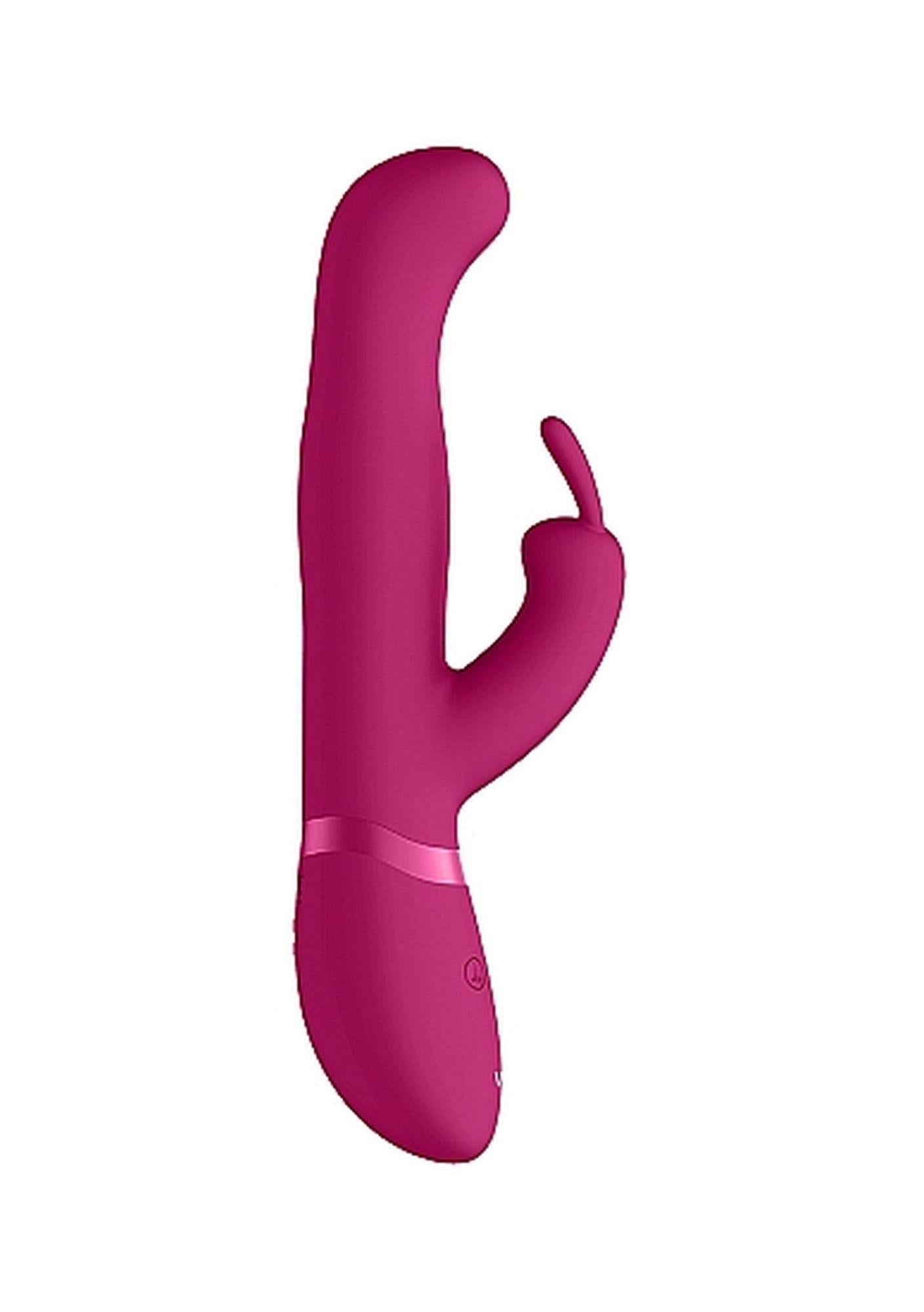 Izara - Rotating Beads Rabbit Vibrator - Pink