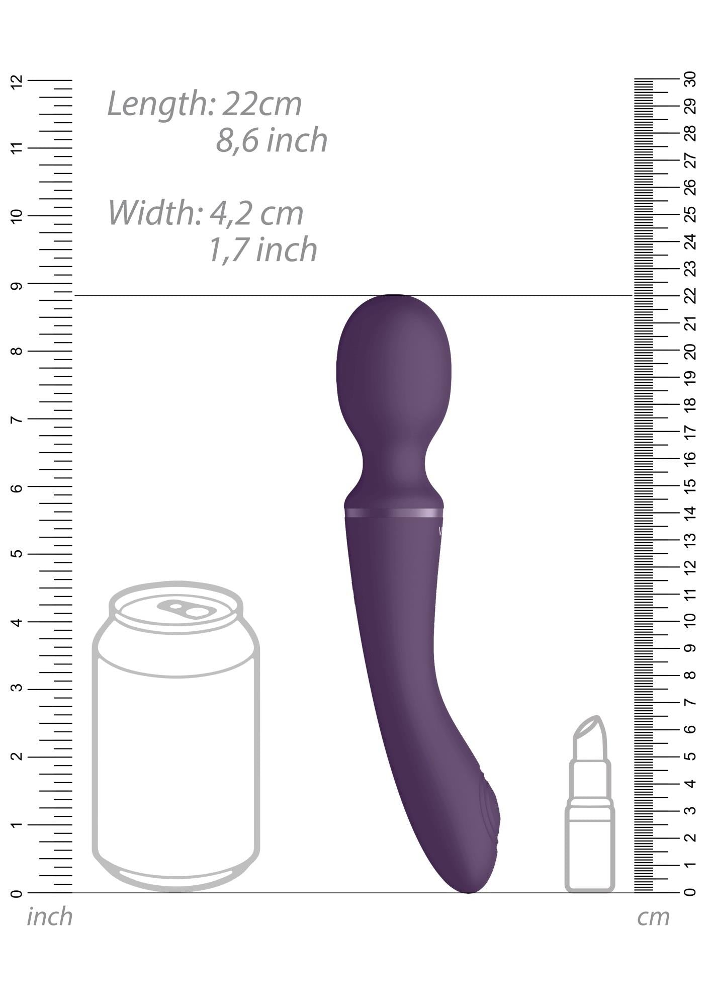 Enora - Wand  Vibrator - Purple