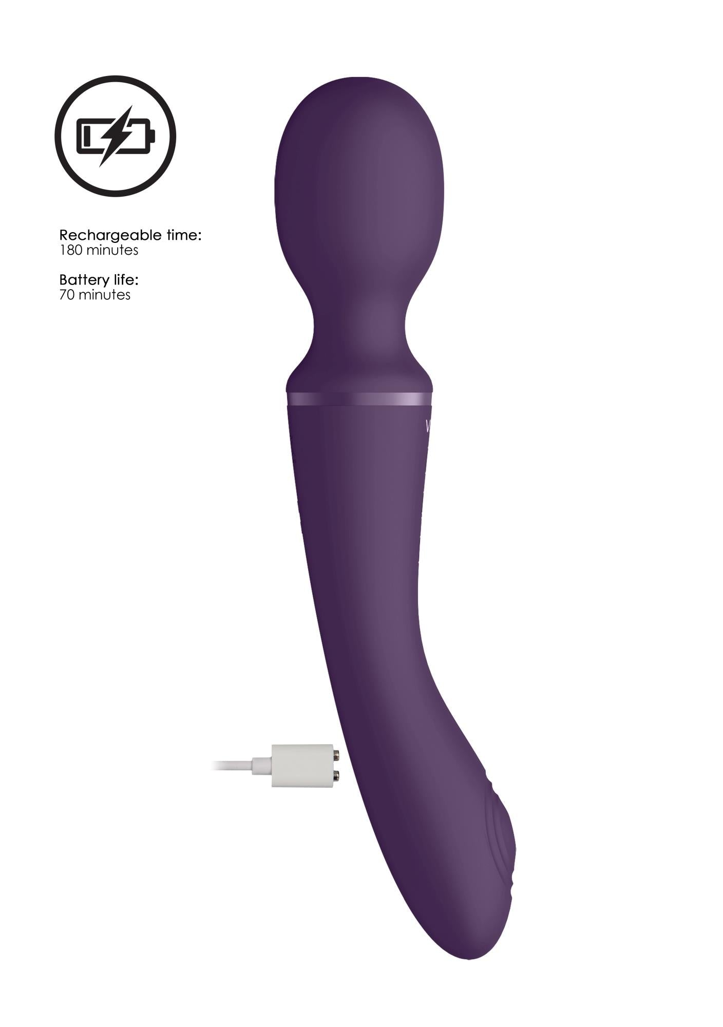 Enora - Wand  Vibrator - Purple
