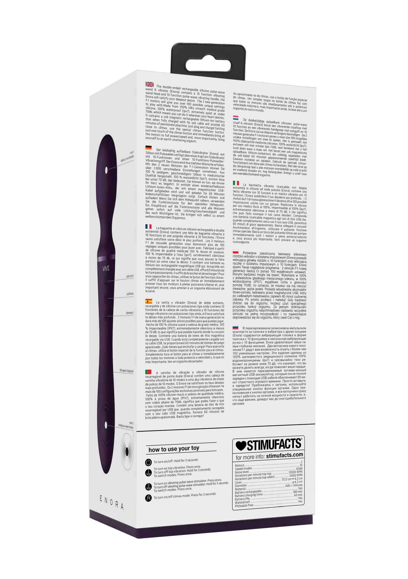 Enora - Wand  Vibrator - Purple