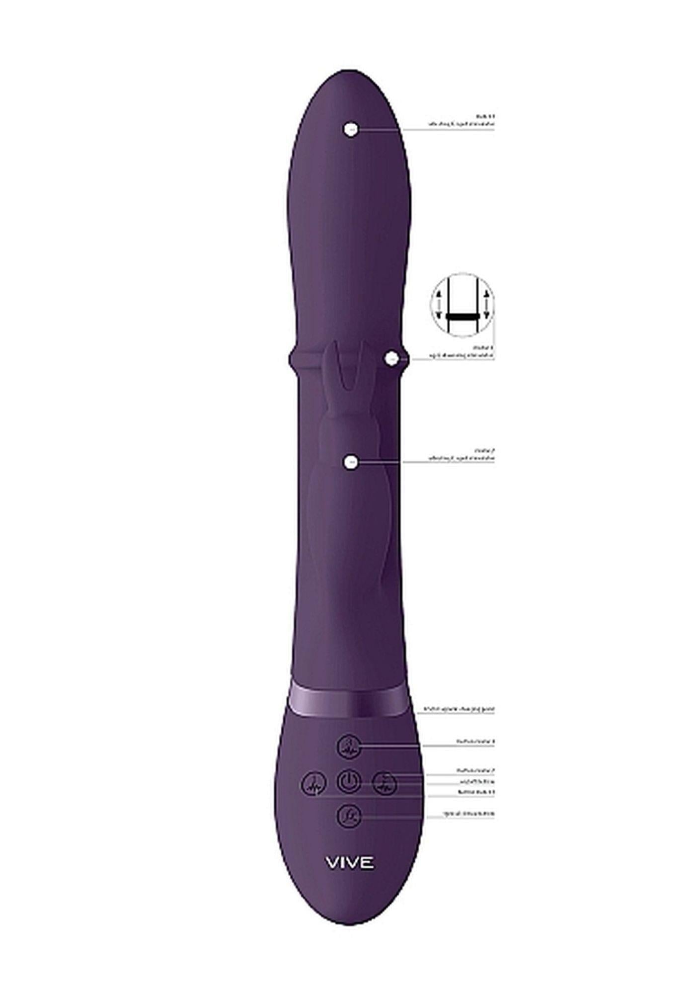Wibr/Lapin - Bonjour - Violet