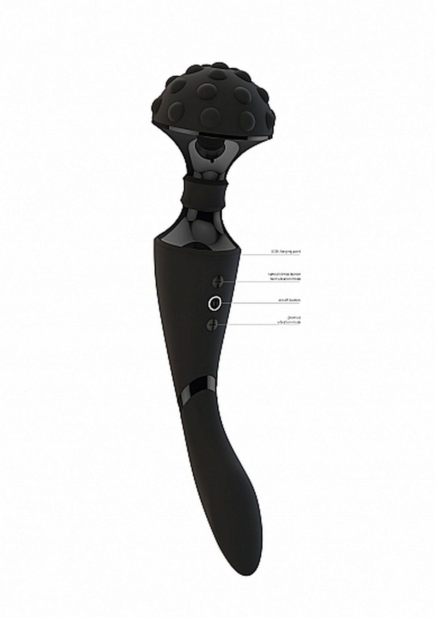 Stymulator - Masseur bagette shiatsu flexible - Noir
