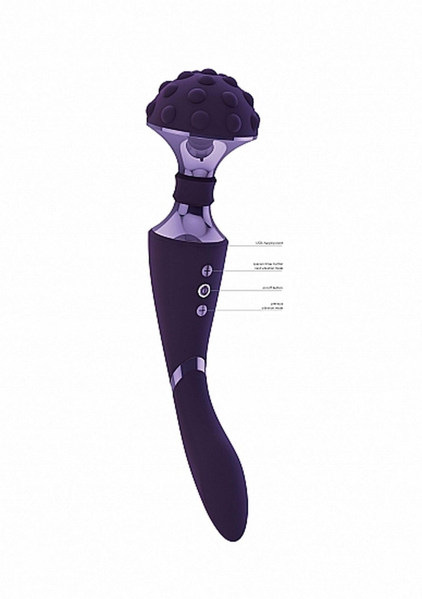 Shiatsu - Bendable Massager Wand - Purple