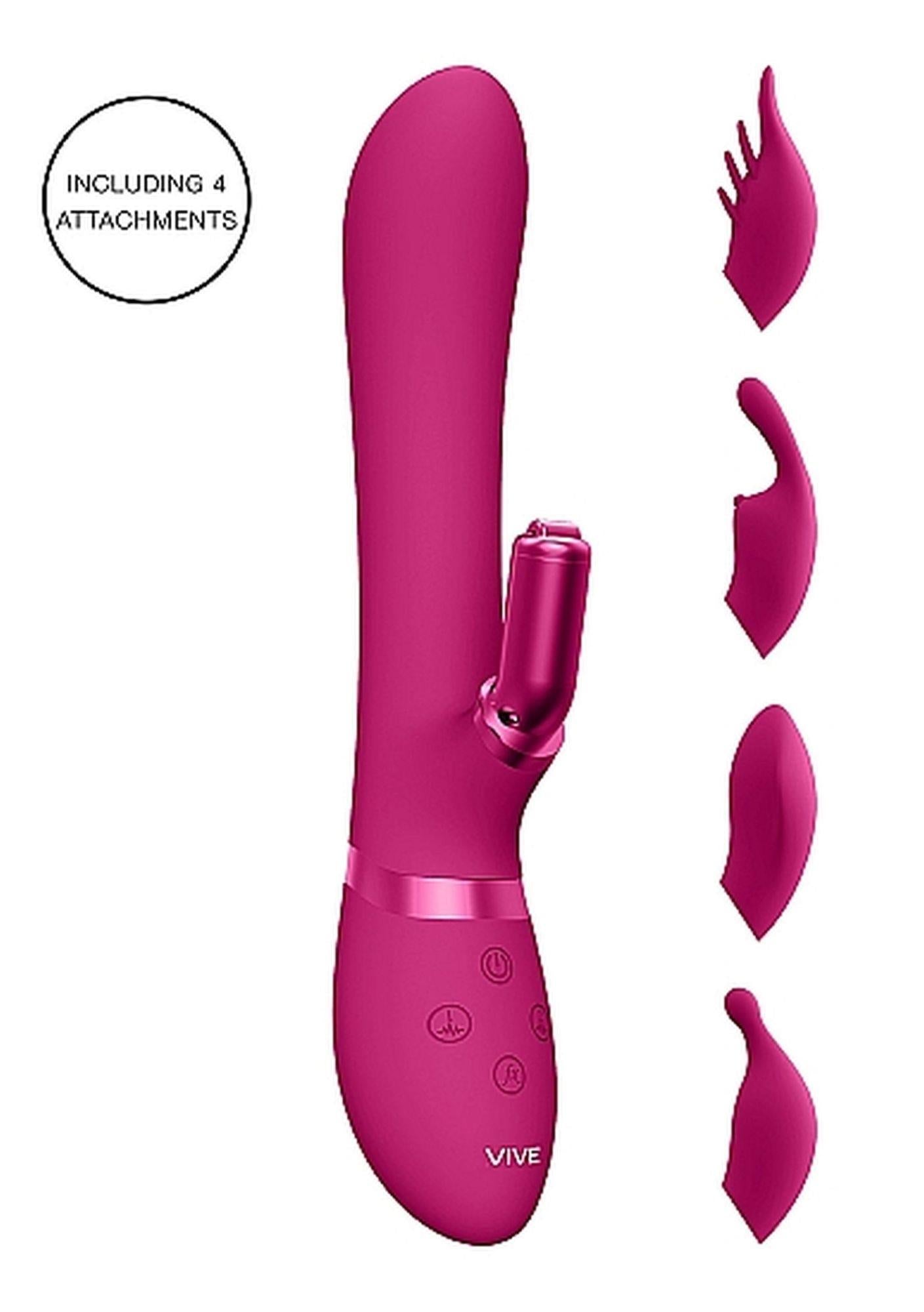 Chou - G-Spot Rabbit  Clitoral Stimulator - Pink