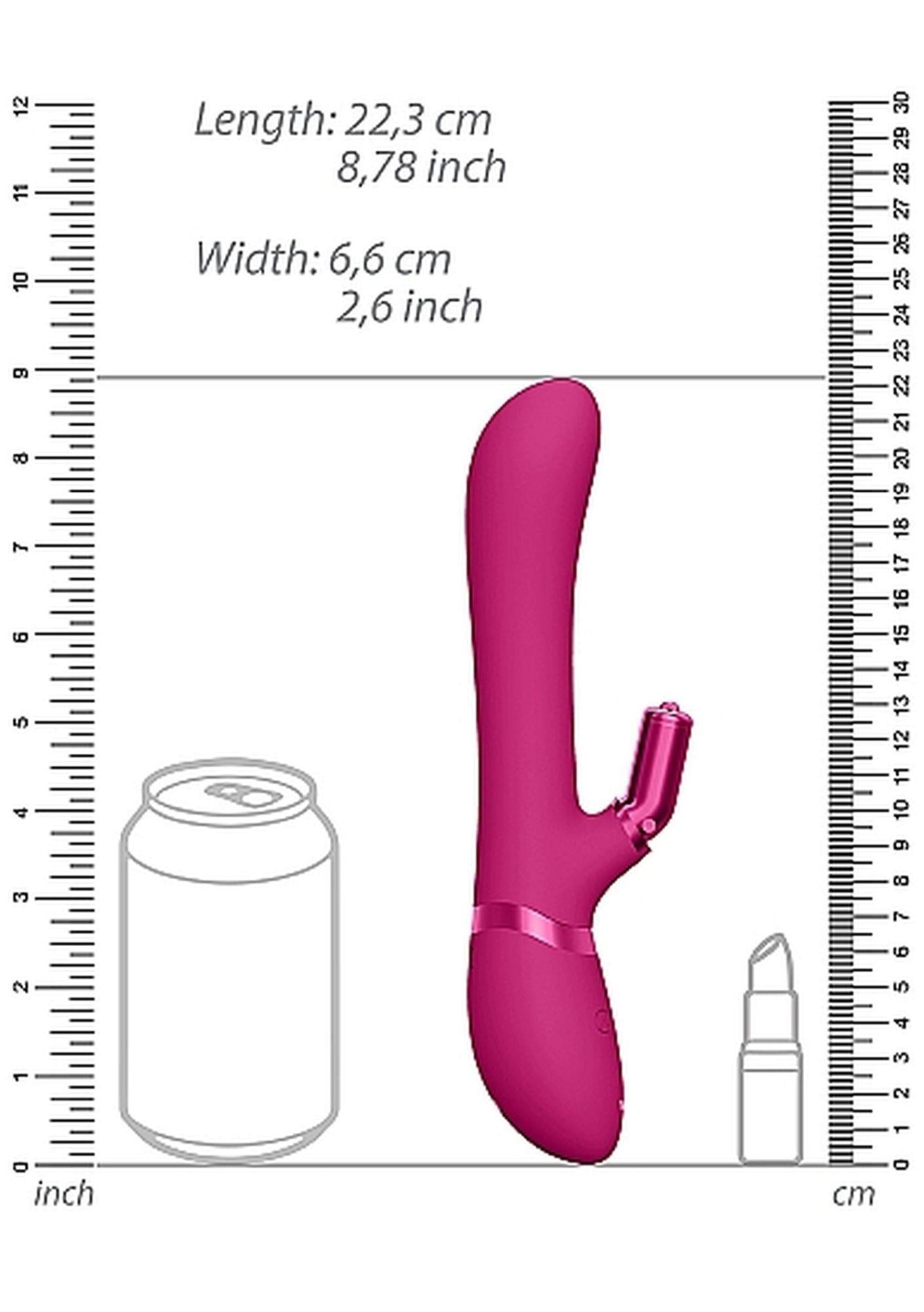 Chou - G-Spot Rabbit  Clitoral Stimulator - Pink