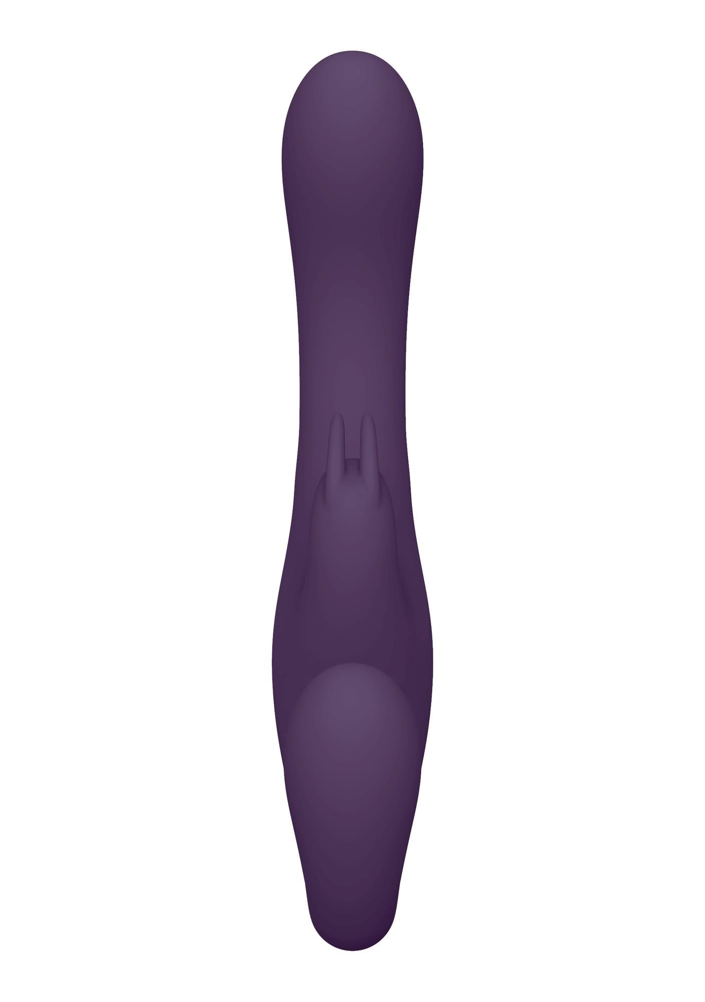 Suki - Vibrating Strapless Strap-on Rabbit - Purple