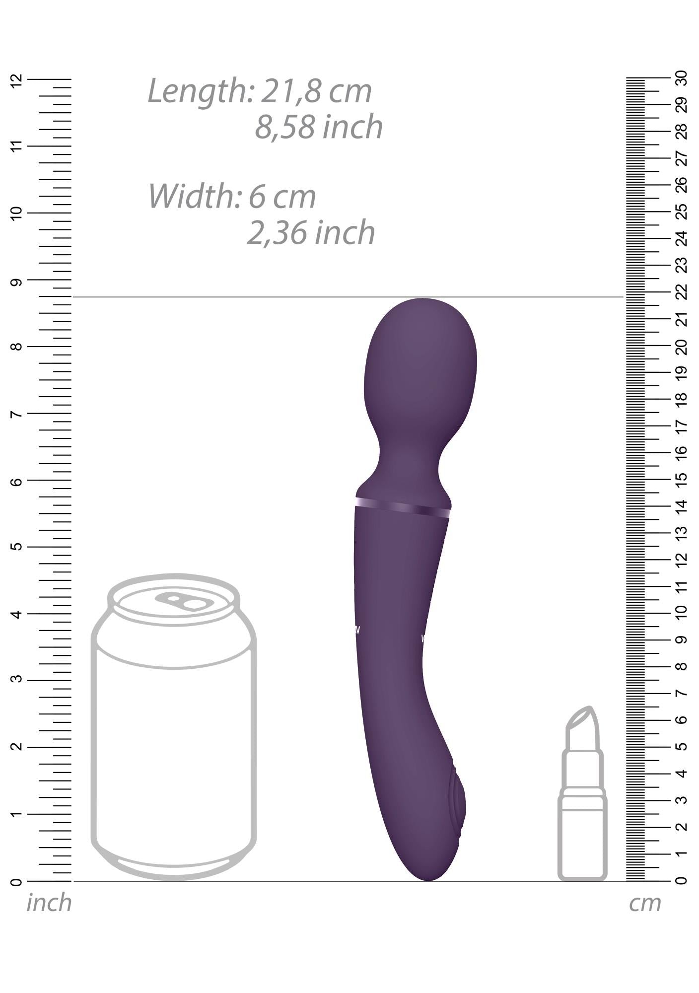 Nami - Pulse Wave  Vibrating Wand - Purple
