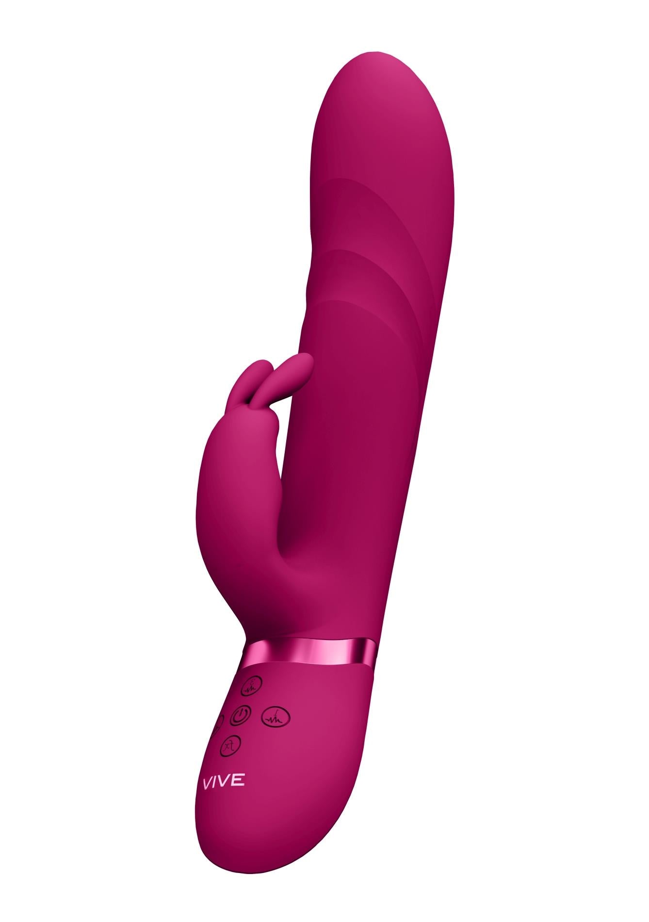Nari - Vibrating and Rotating Beads, G-Spot Rabbit - Pink