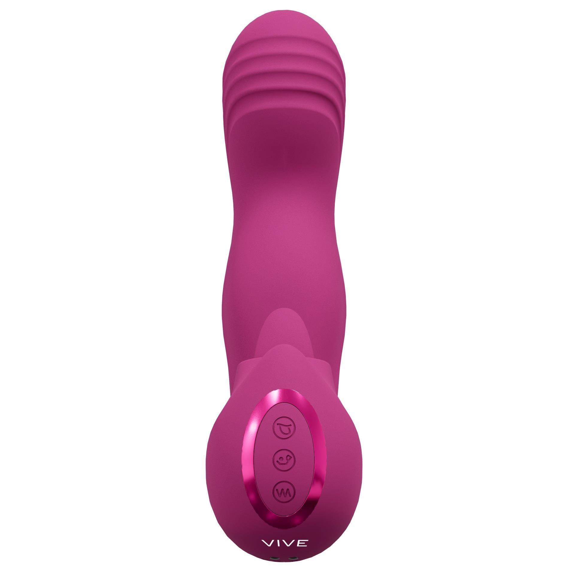 Yumi - Triple Motor G-Spot Finger Motion Vibrator and Flickering Tongue Stimulator - Pink