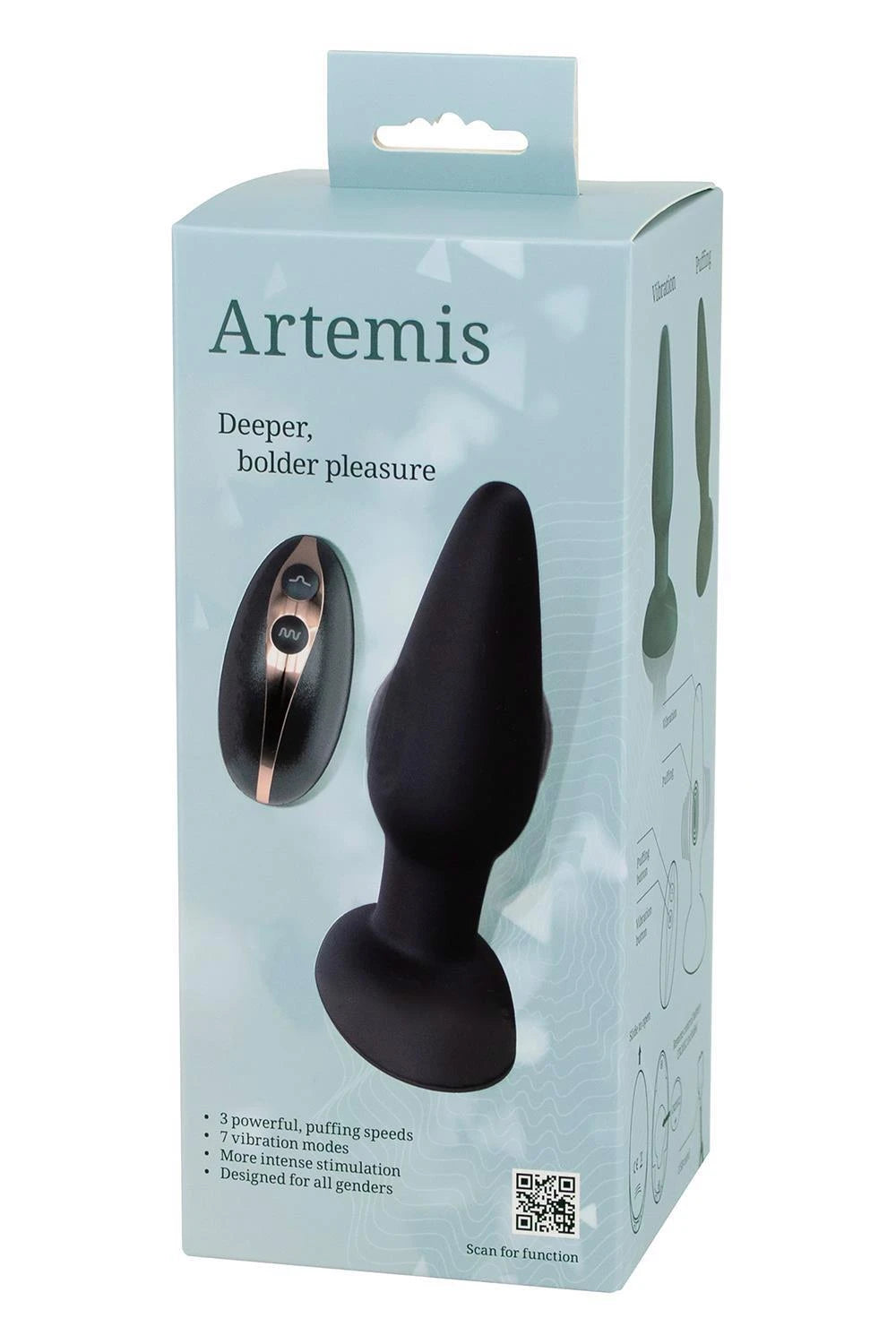 SEVEN CREATIONS ARTEMIS BUTT PLUG EN SILICONE