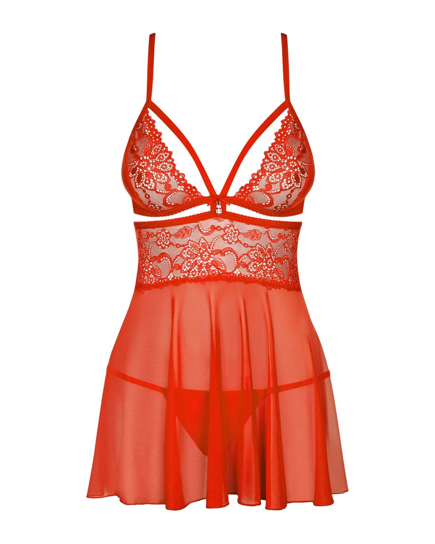 Lingerie-838-BAB-3 babydoll and thong XXL
