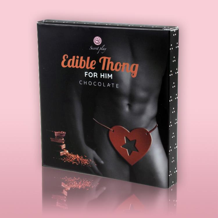 CHOCOLAT - STRING COMESTIBLE POUR HOMME