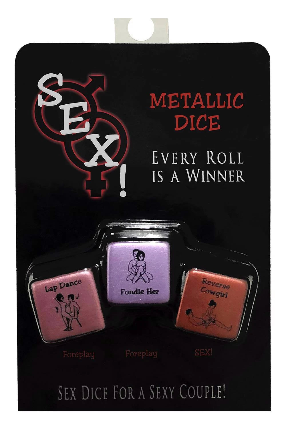 SEXE ! DÉS MÉTALLIQUES