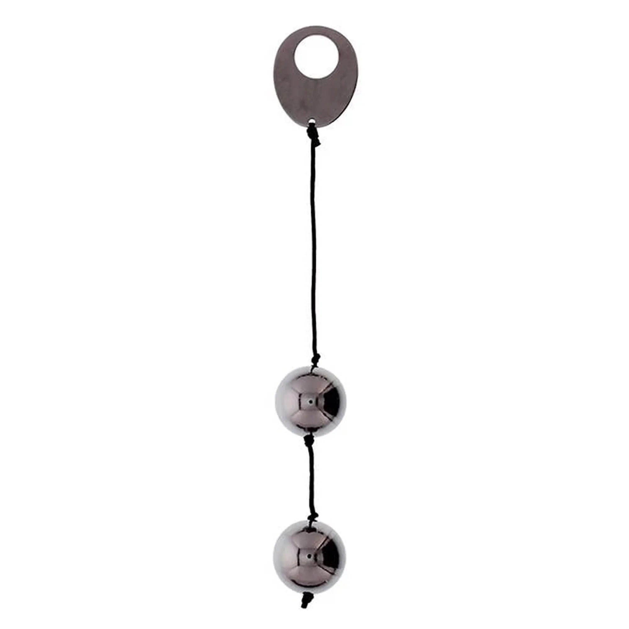 DOMINO METALLIC BALLS -CHROME BLACK