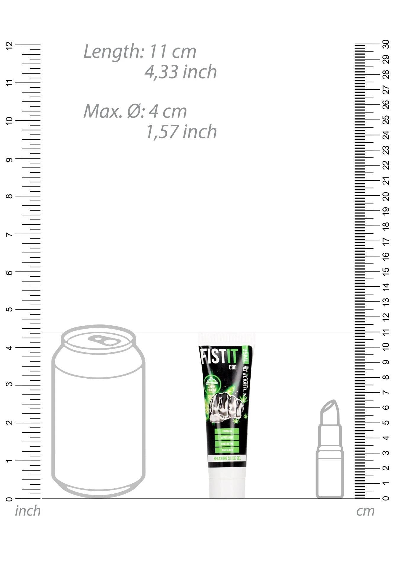 Lubrifiant CBD - 0.8 fl oz / 25 ml