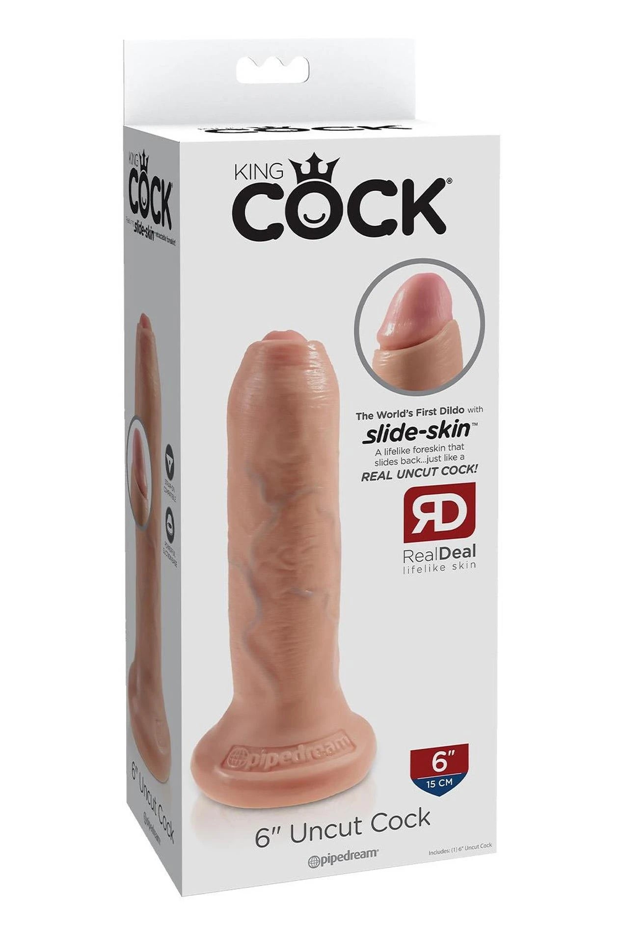 King Cock Uncut - Flesh