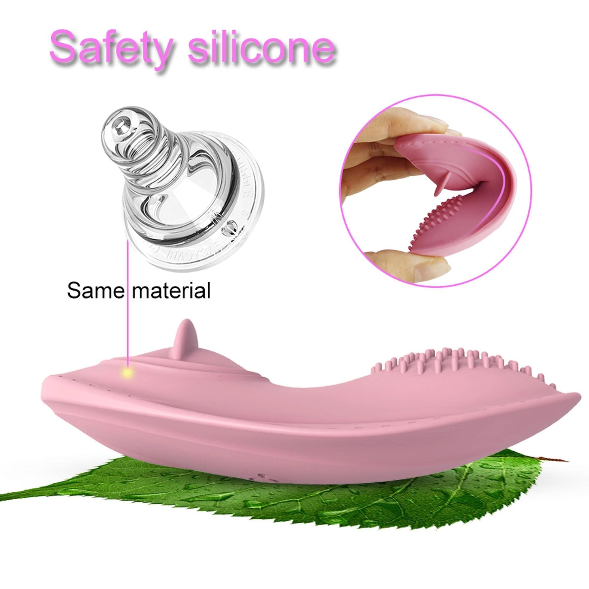 Wibrator-Strap on Vibrator 01 -Pink