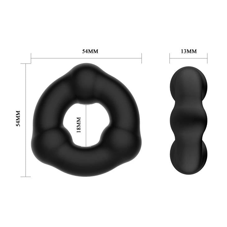 CRAZY BULL - ANNEAU SUPER DOUX - TRIANGLE EN SILICONE