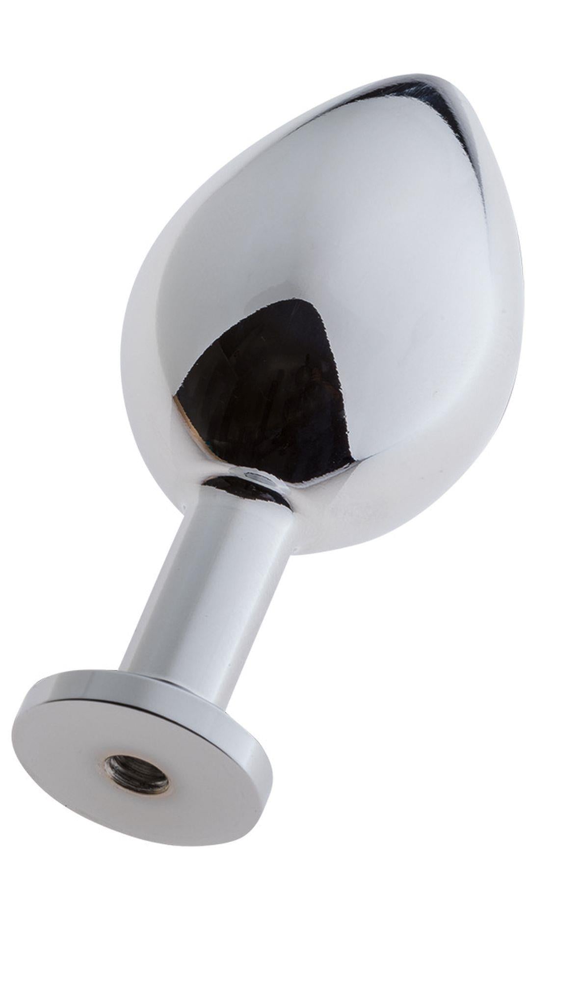 MALESATION Alu-Plug avec ventouse moyenne, chromé