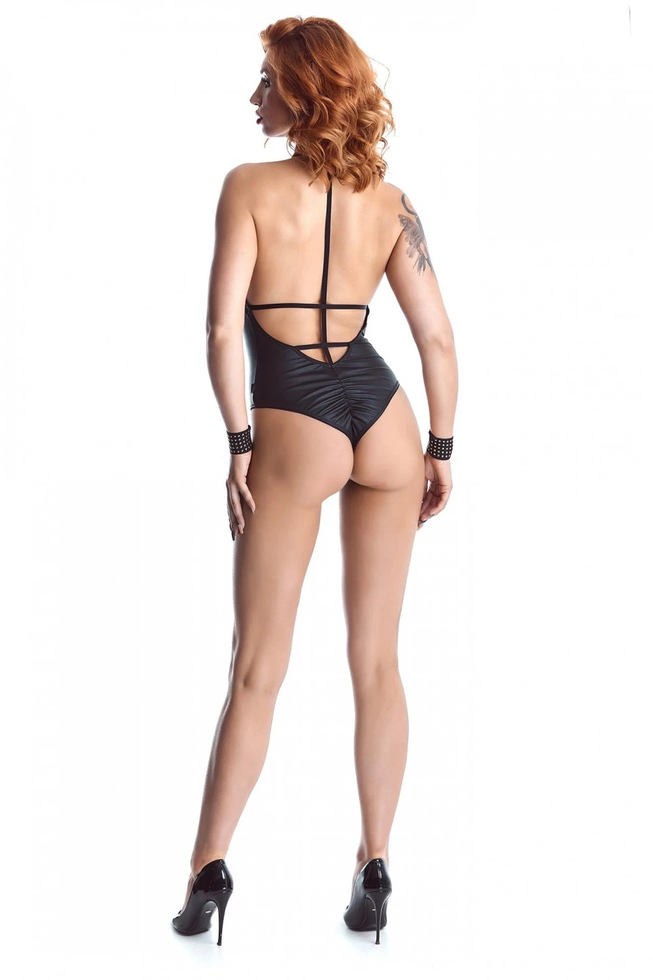 Lingerie-JENNIFER001 black bodysuit S