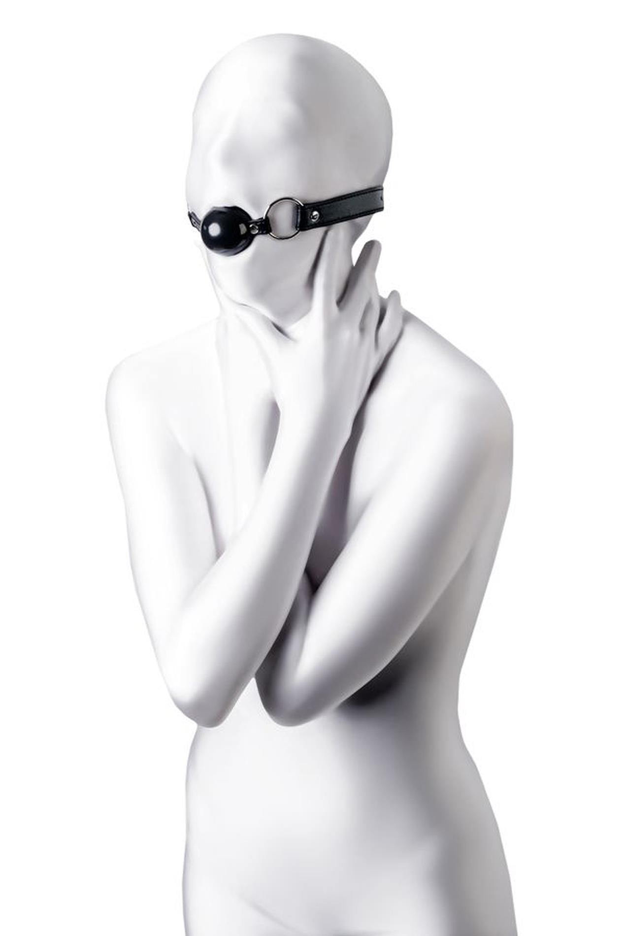 Anonymo gag, TPR, black, 64 cm