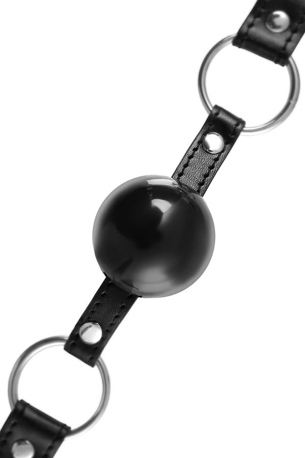 Anonymo gag, TPR, black, 64 cm