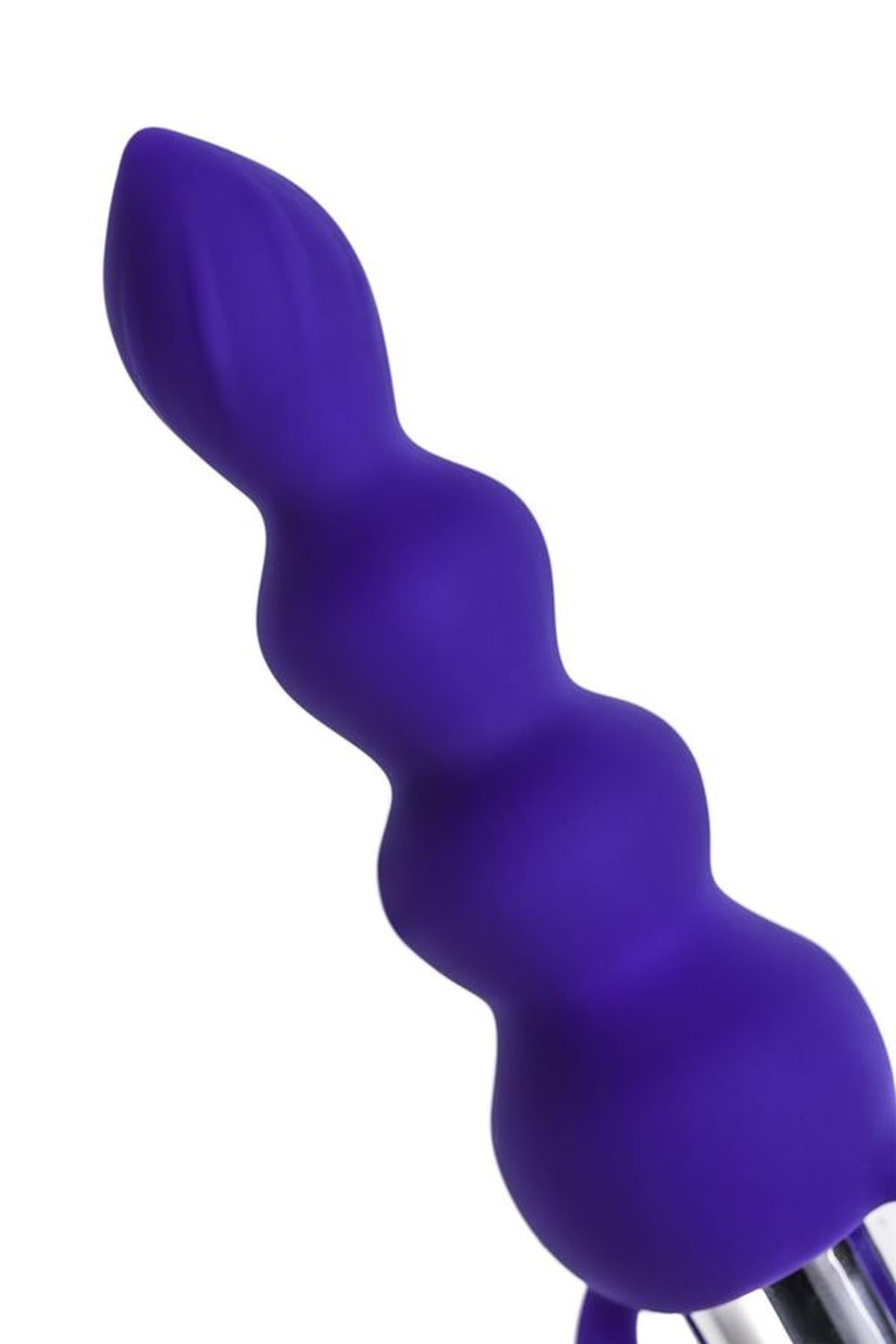 ToDo by Toyfa Plug anal Twisty, en silicone, violet, 14 cm, Ø 3,2 cm