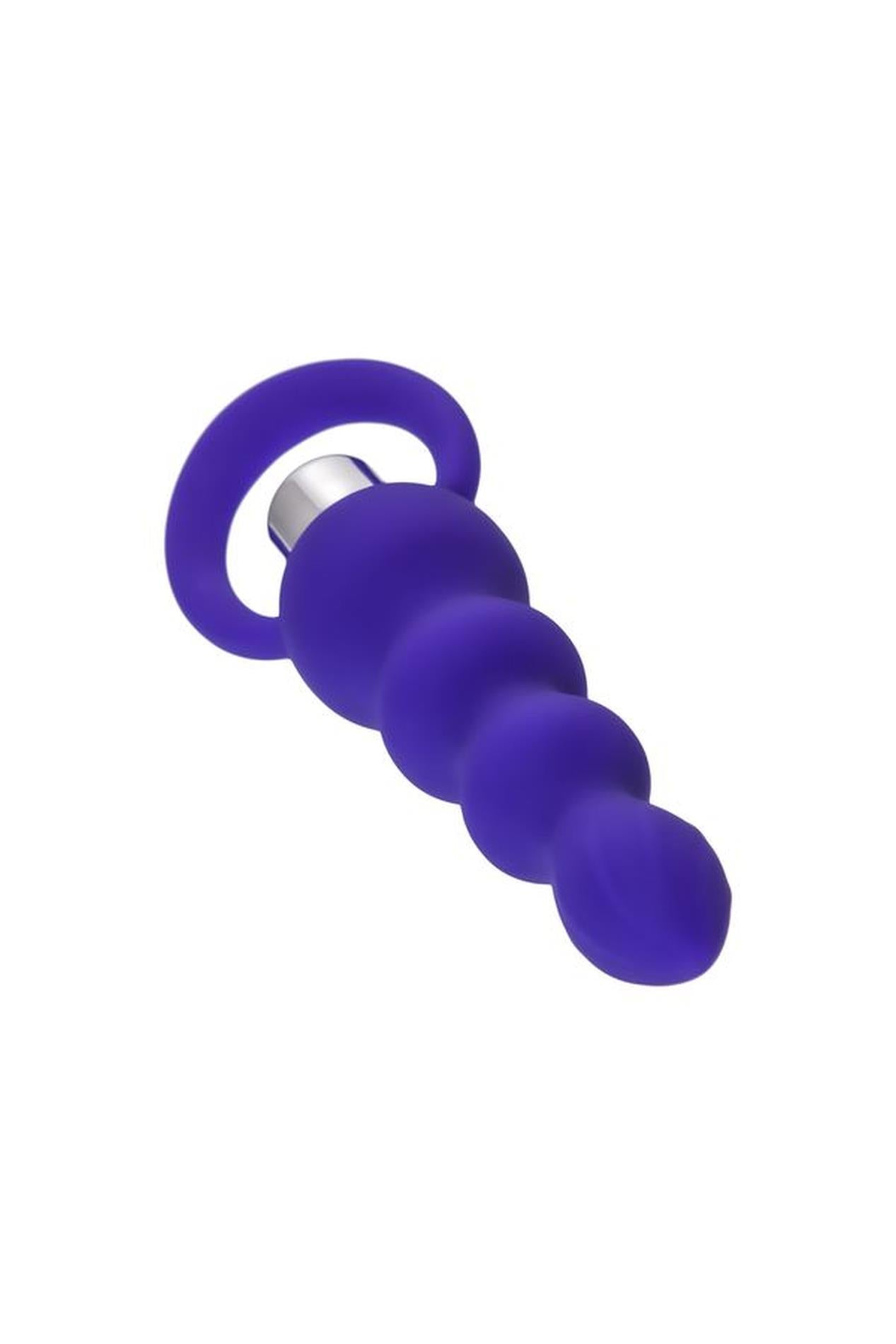 ToDo by Toyfa Plug anal Twisty, en silicone, violet, 14 cm, Ø 3,2 cm