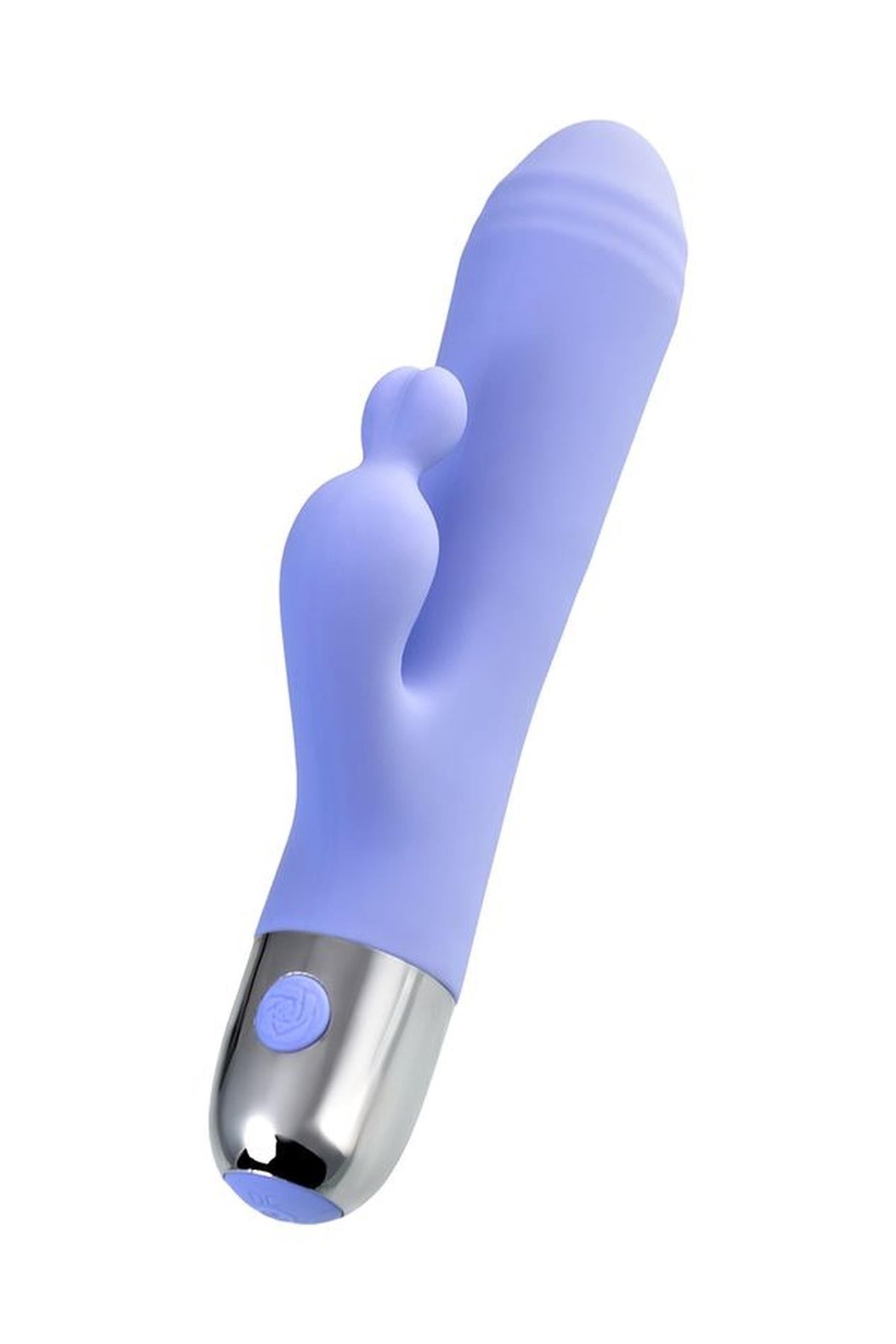 Vibreur à stimulation clitoridienne Flovetta Crocus, silicone, violet, 17,5 cm