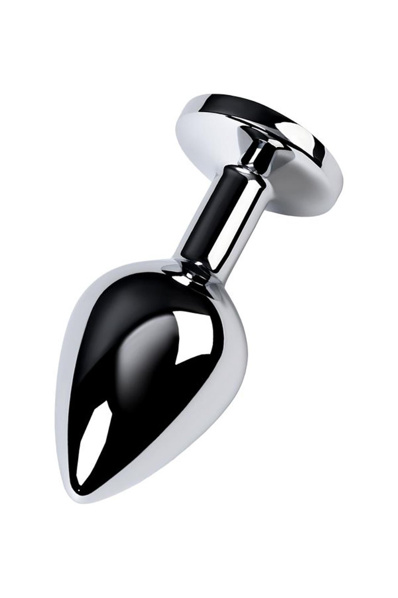 Plug anal en argent avec gemme, turquoise