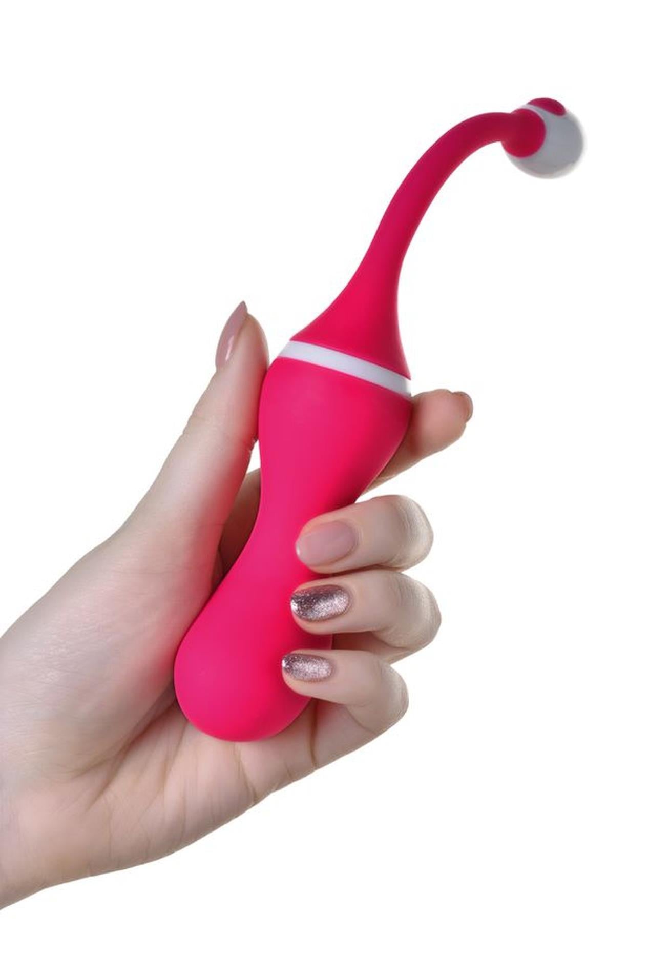 JOS VIKI Boules vibrantes chauffantes, Silicone, Rose, ø3,5 cm