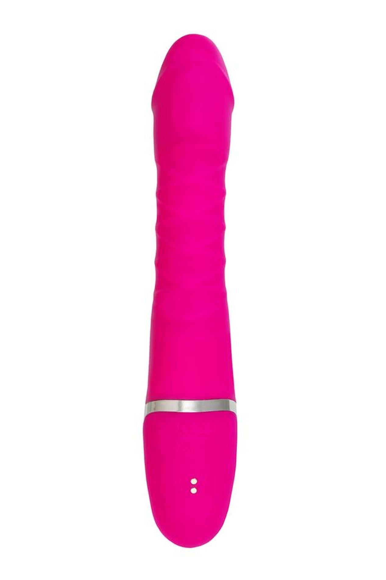 JOS Thrusting and sucking vibrator To-Frolly, silicone, pink, 21.5cm