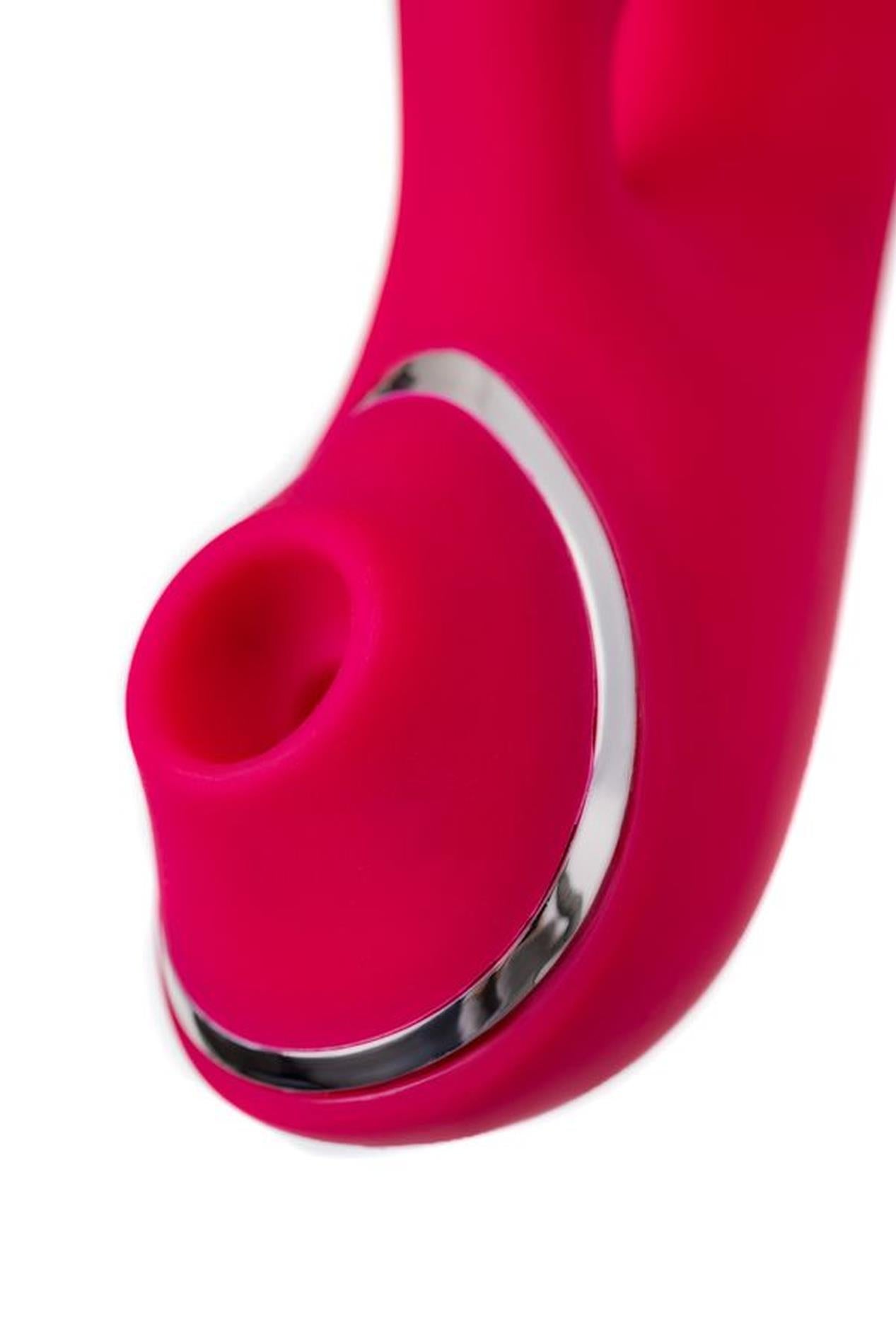 Vibromasseur JOS avec stimulateur clitoridien JOS Doobl, silicone, rose, 20 cm