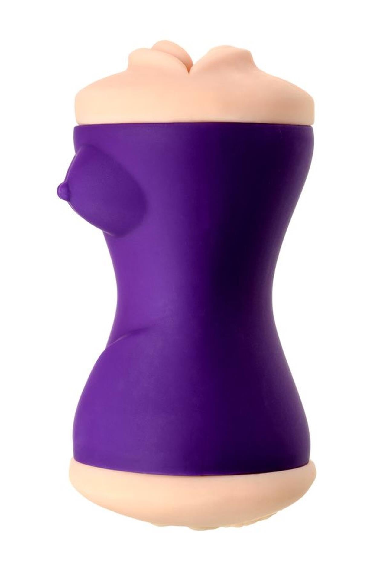 JOS YARA, Double-sided masturbator, TPR, fleshy, 17.5 cm