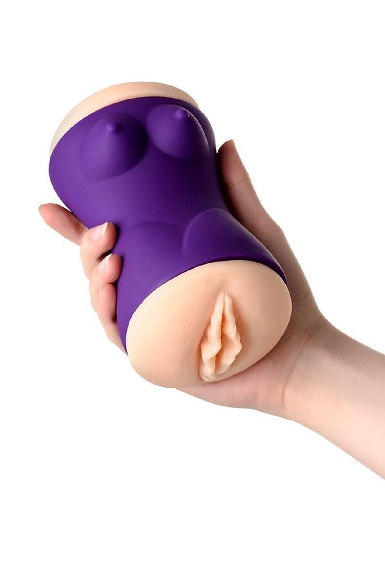 JOS YARA, Double-sided masturbator, TPR, fleshy, 17.5 cm